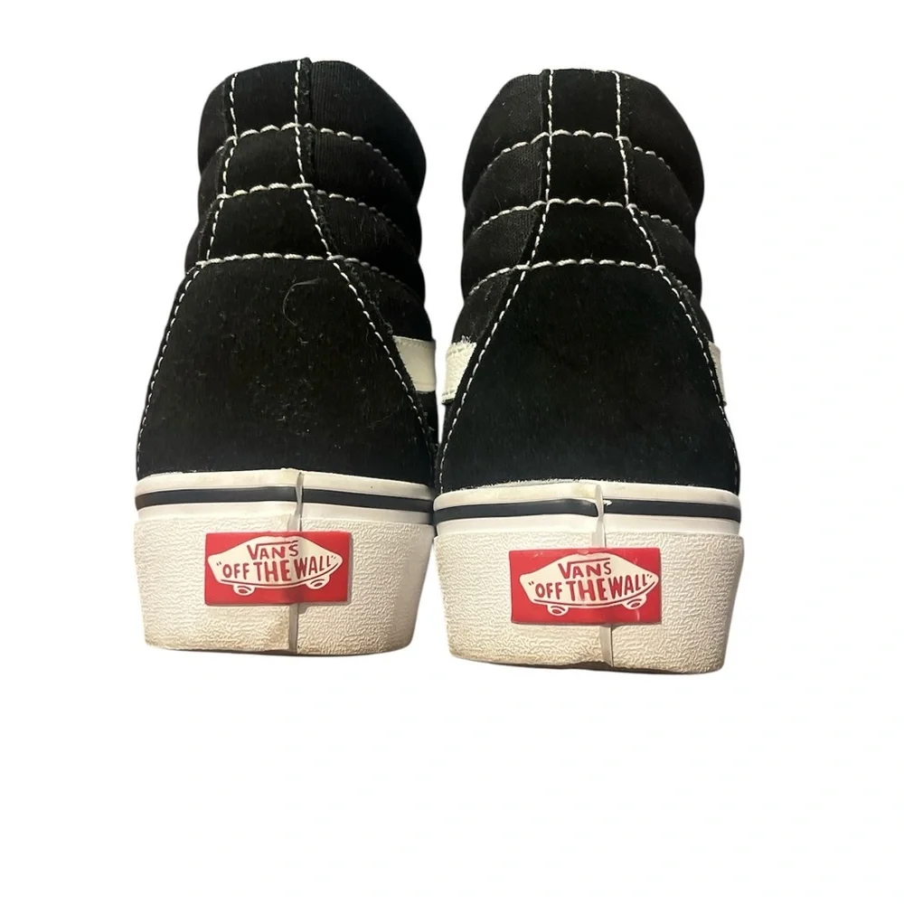 Vans Kids Shoes - Black and White - Picture 7 of 8
